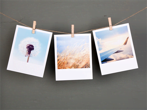 polaroid afdrukken Op polaroid printen